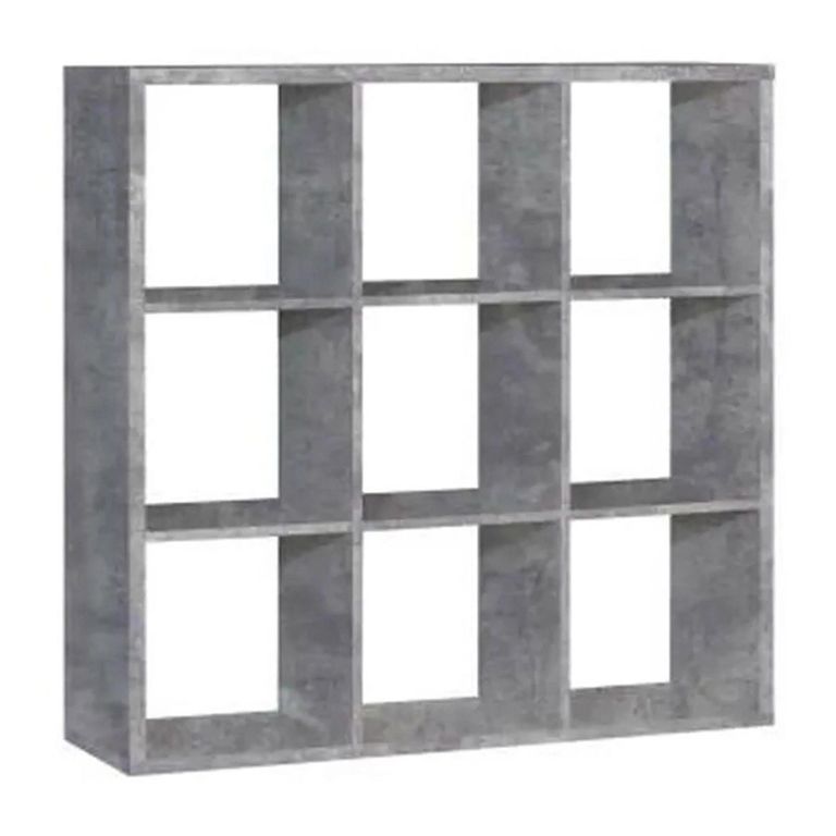 Mauro Shelving Unit - 9 Open - Grey Concrete