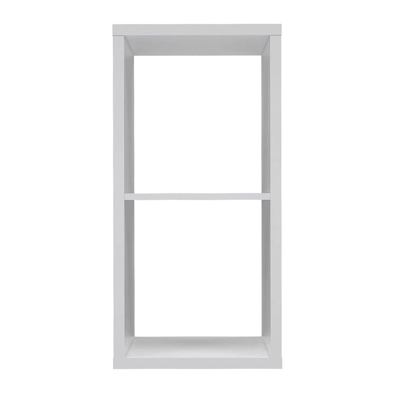 Mauro Shelving Unit - 2 Open - Matt White