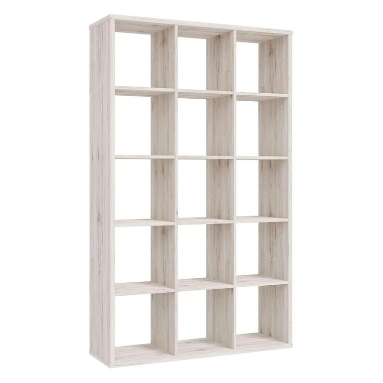 Mauro Shelving Unit - 15 Open - Sand Oak