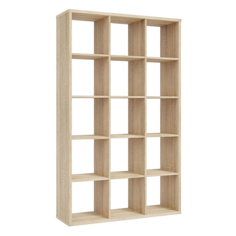 Mauro Shelving Unit - 15 Open - Sonoma Oak