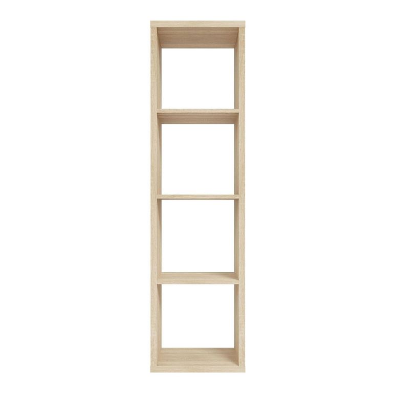 Mauro Shelving Unit - 4 Open - Sonoma Oak