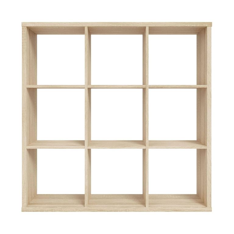 Mauro Shelving Unit - 9 Open - Sonoma Oak