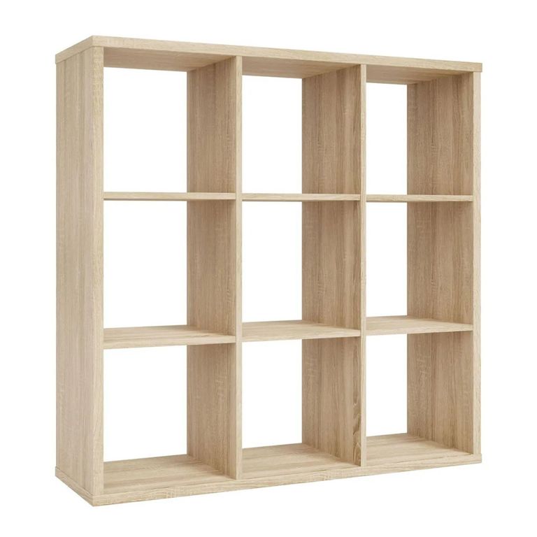Mauro Shelving Unit - 9 Open - Sonoma Oak