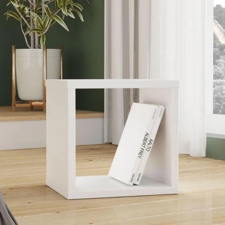 Mauro Storage Unit - Single - Open - White Gloss