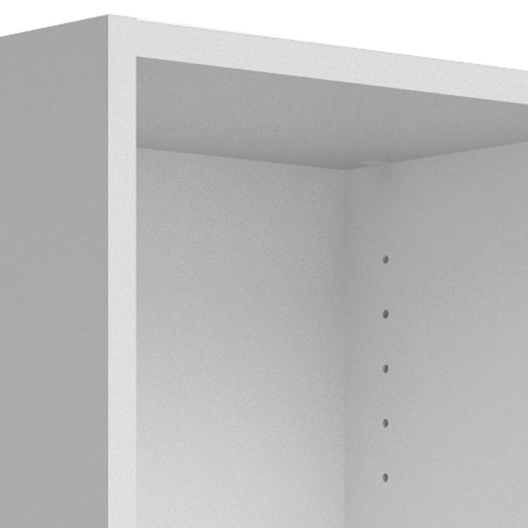 Basic Bookcase - Low - White