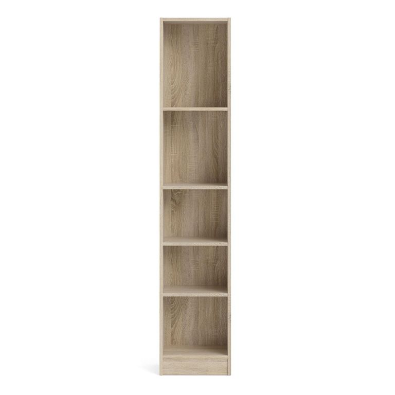 Basic Bookcase - Narrow - Oak
