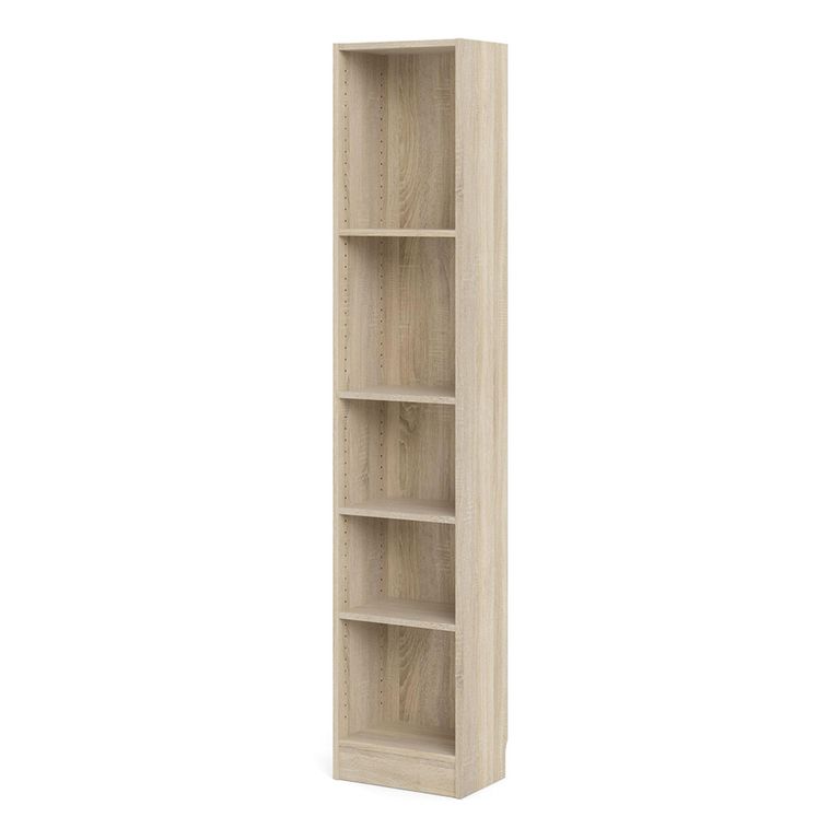 Basic Bookcase - Narrow - Oak