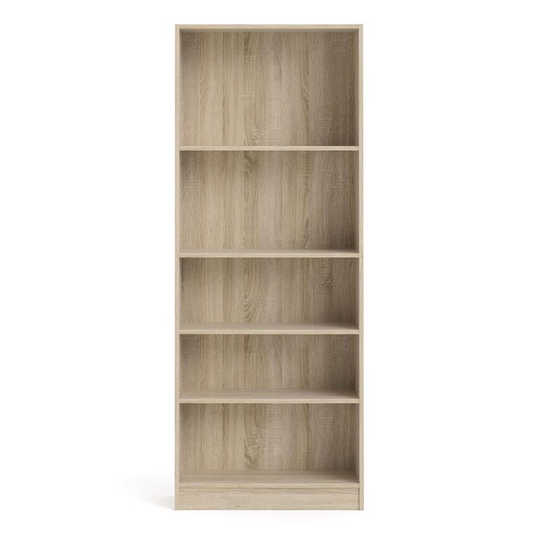 Basic Bookcase - Wide - Oak