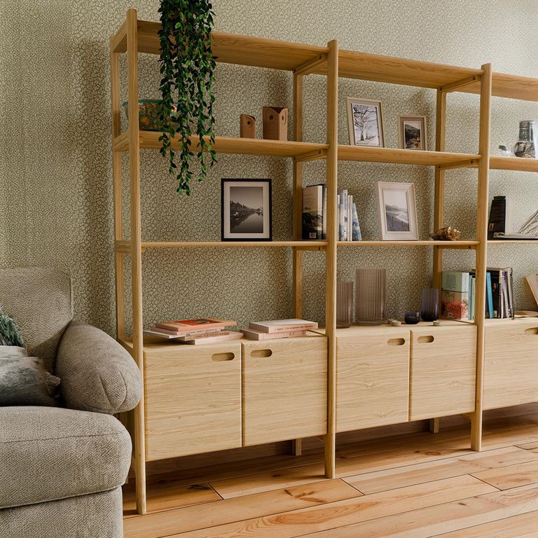 Hazlemere Single Bookcase Extension - 2 Door - Matt Lacquered