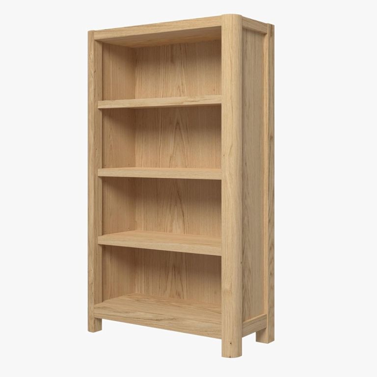 Stockholm Bookcase - Low - Oak