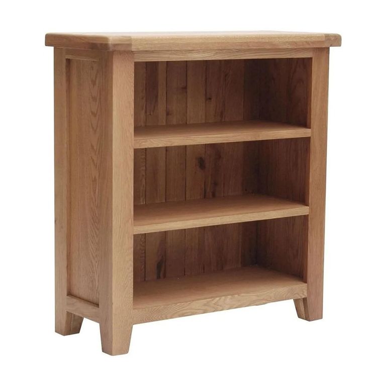 Hampshire Oak Bookcase - Low