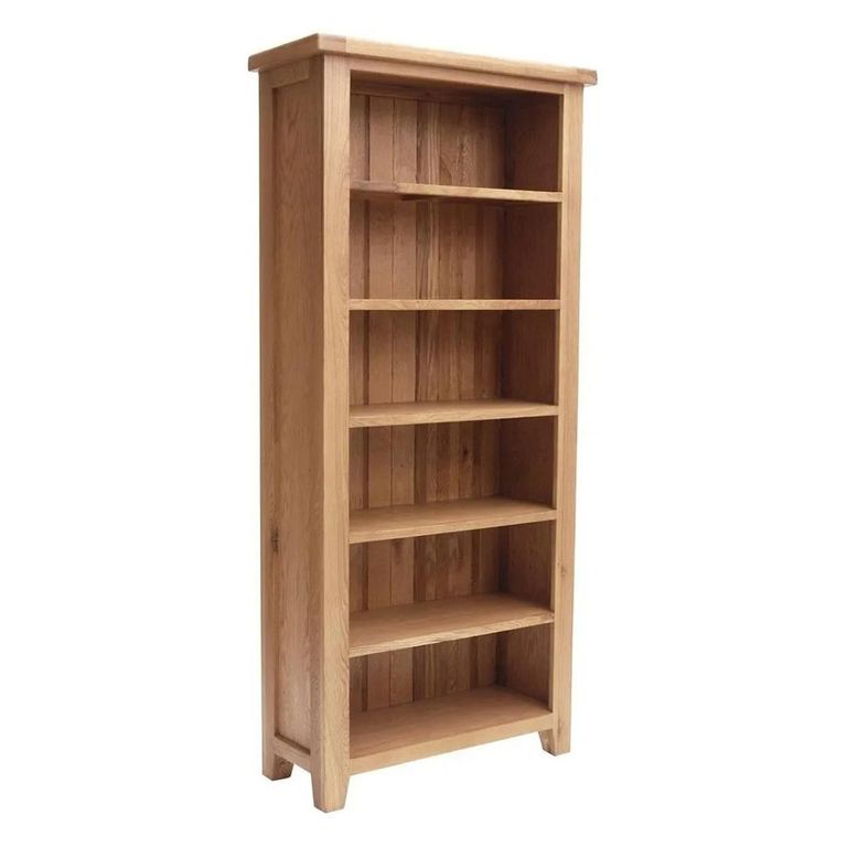 Hampshire Oak Bookcase - Wide