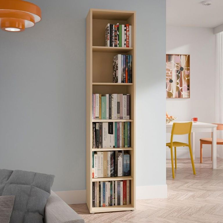 Alice Springs Bookcase - Tall - Butter Yellow
