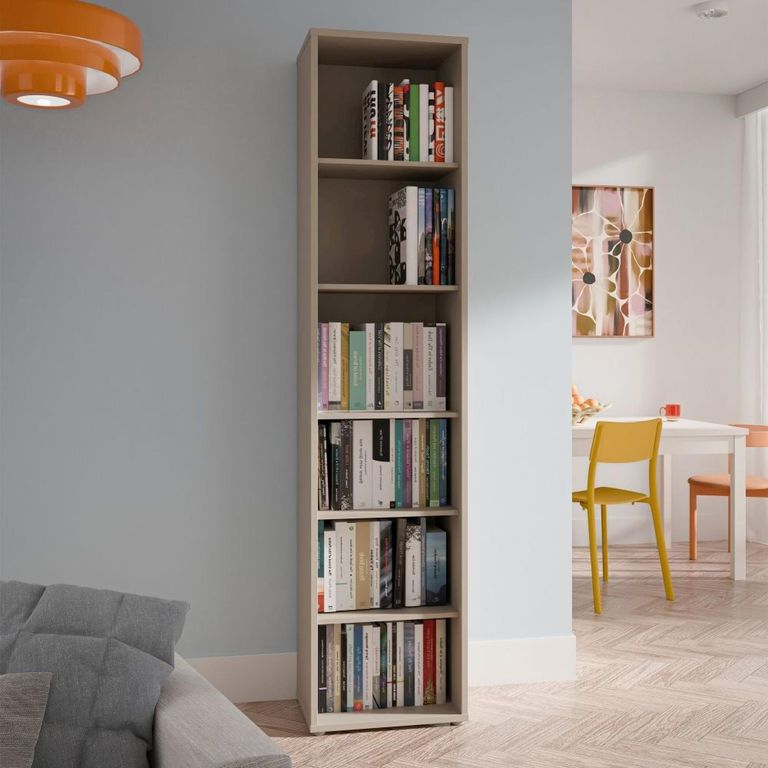 Alice Springs Bookcase - Tall - Taupe