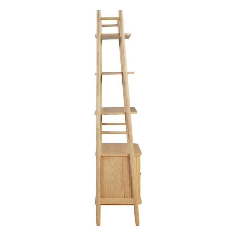 Vermont Oak Effect Bookcase - 2 Drawer