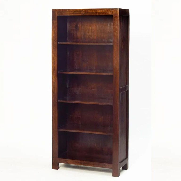 Dakota Bookcase - Dark Mango Wood