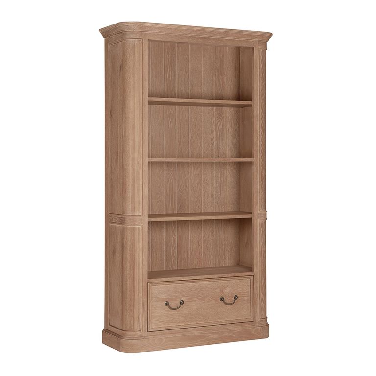 Cannes Bookcase - 1 Drawer - Timber Wood