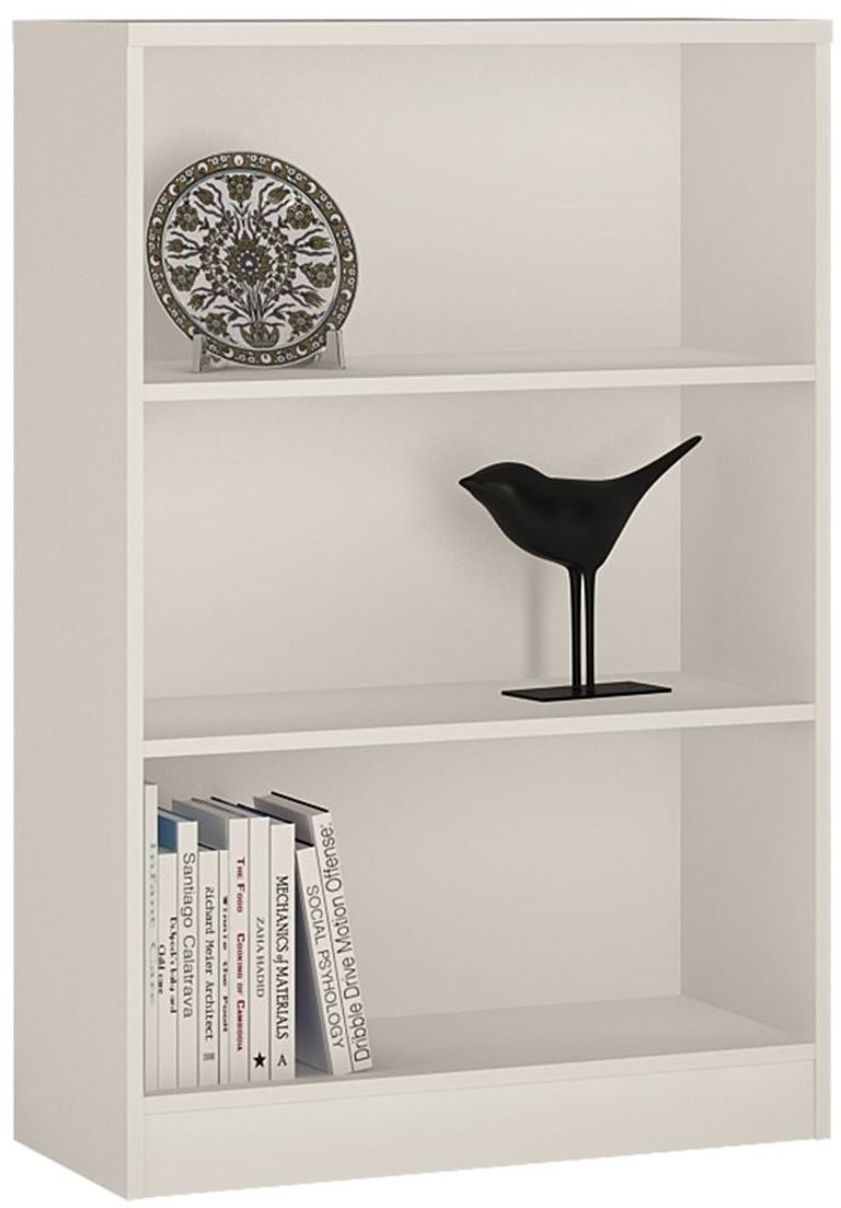 4 You White Medium Wide Bookcase