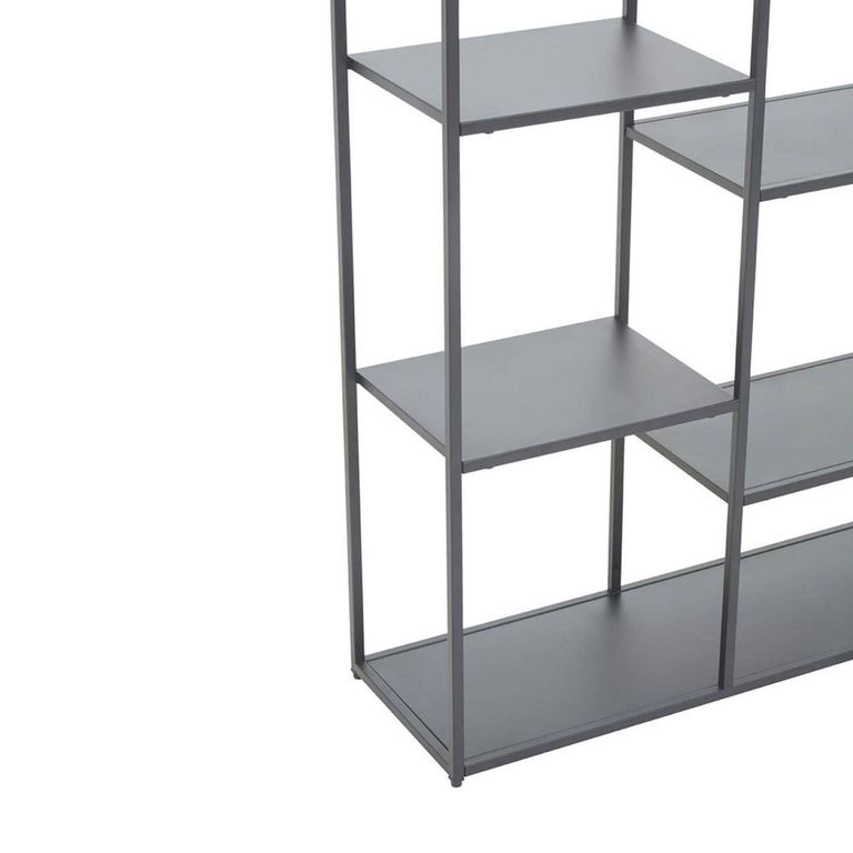 Acero Metal Multi Shelf Unit - Grey