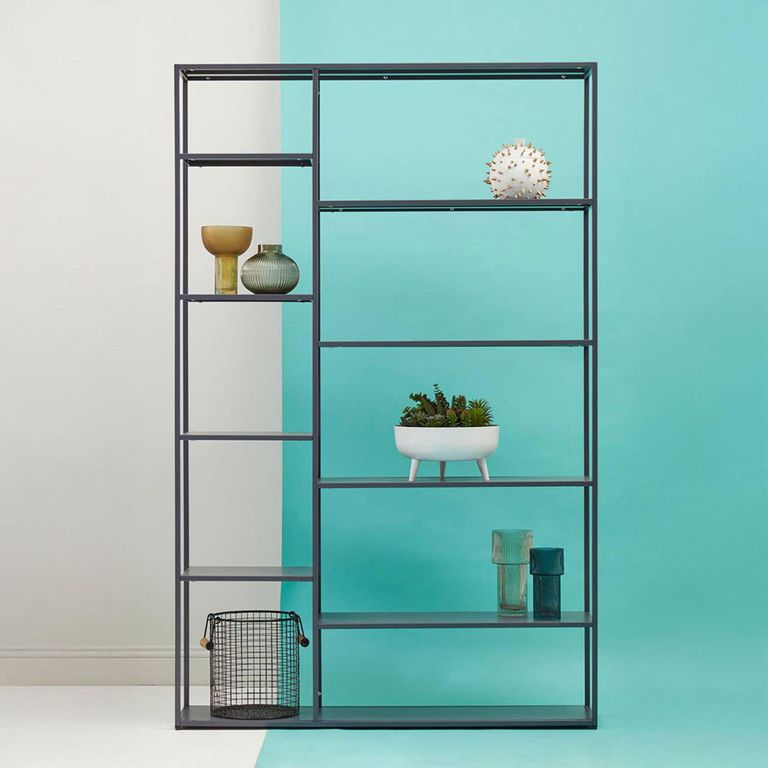 Acero Metal Multi Shelf Unit - Grey
