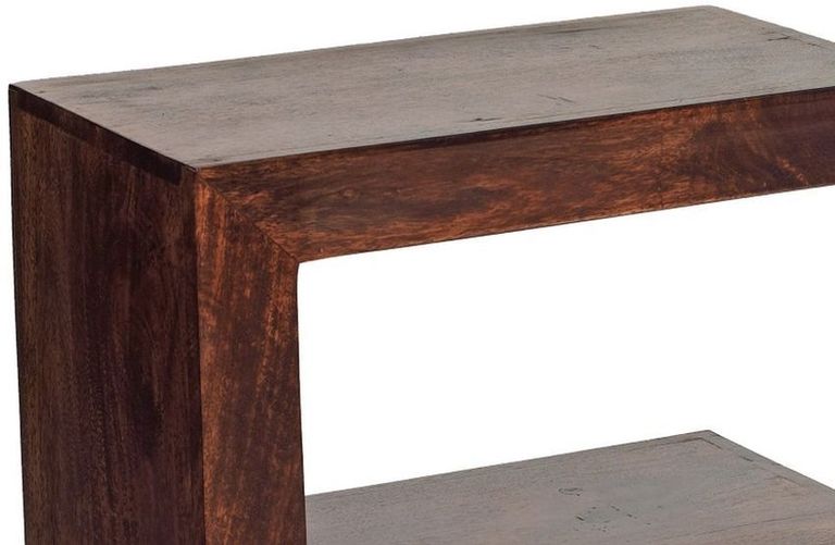 Ajmer Dark Mango Wood S Shelving Unit