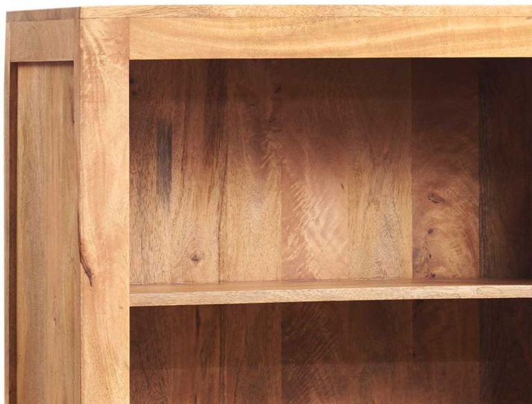 Ajmer Light Mango Wood Open Bookcase