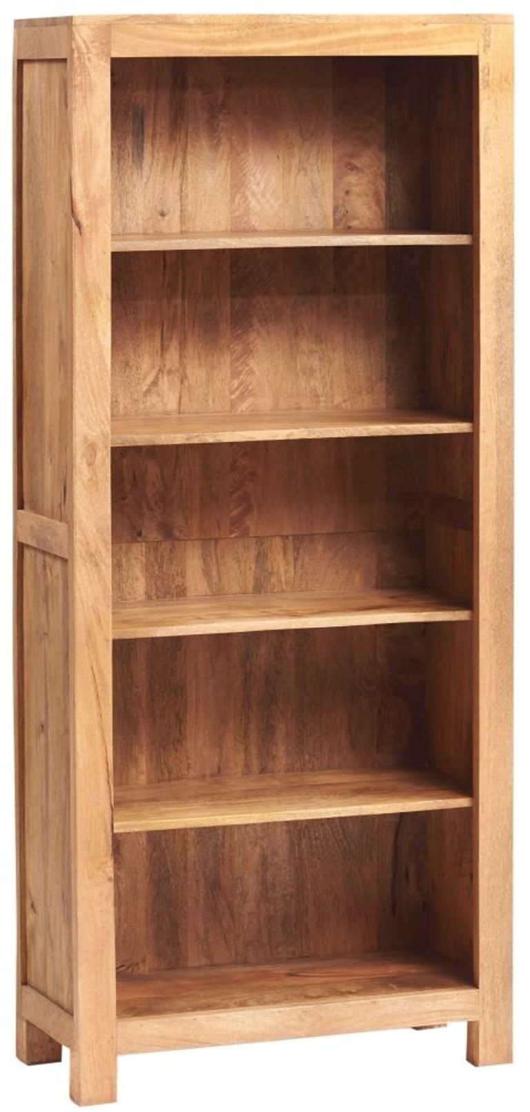 Ajmer Light Mango Wood Open Bookcase