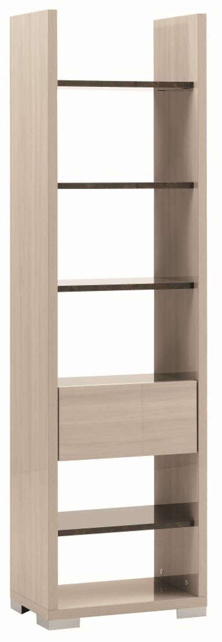 Teodora Bookcase - Cream Gloss
