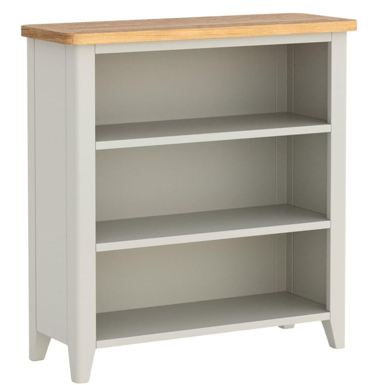 Arden Grey Painted Low Bookcase
