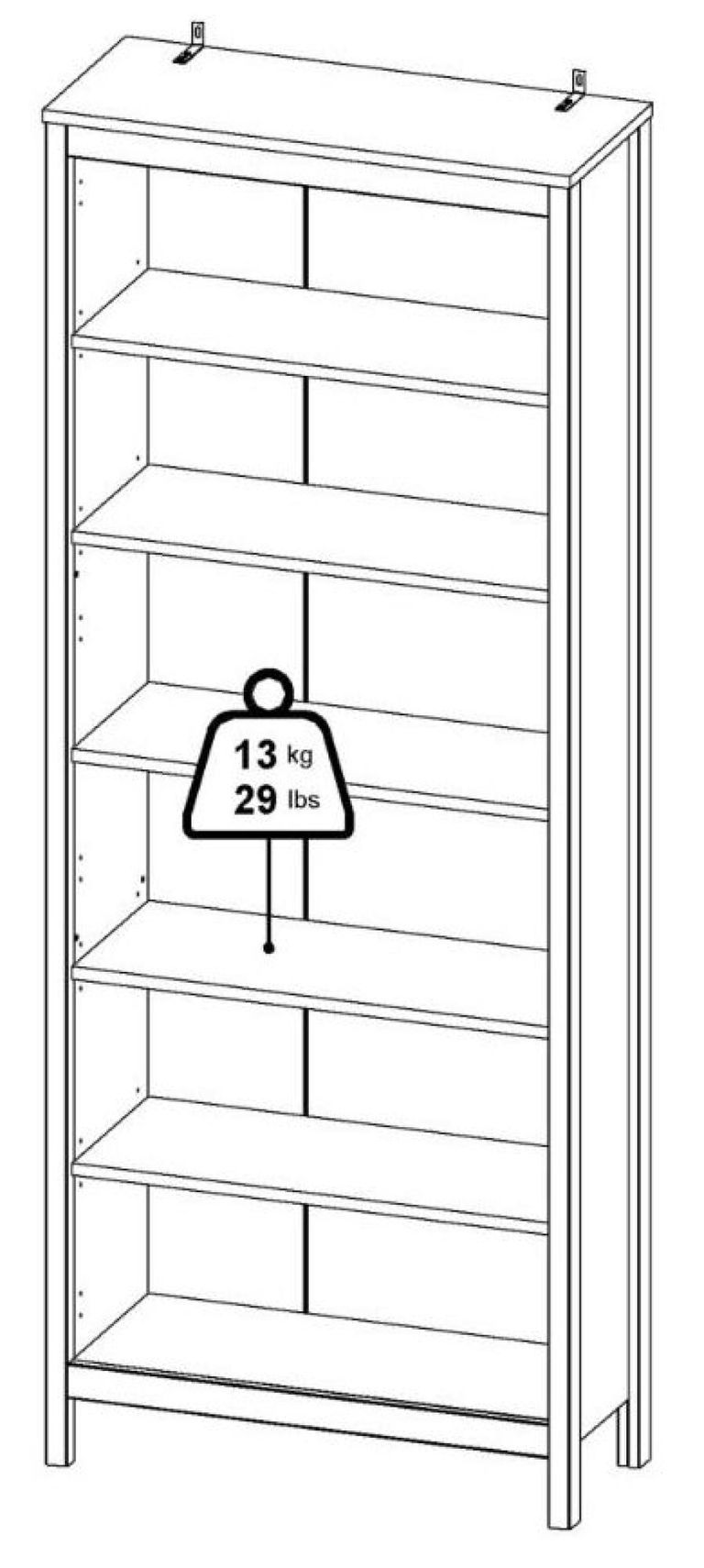 Barcelona White Bookcase