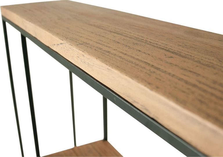 Bastia Teak Wood Open Shelving Unit