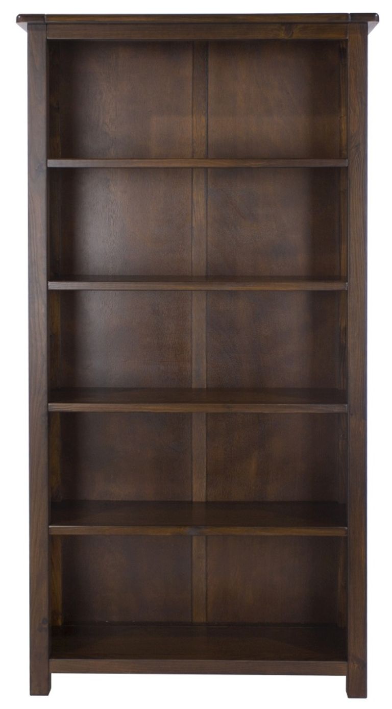 Boston Dark Wood Tall Bookcase