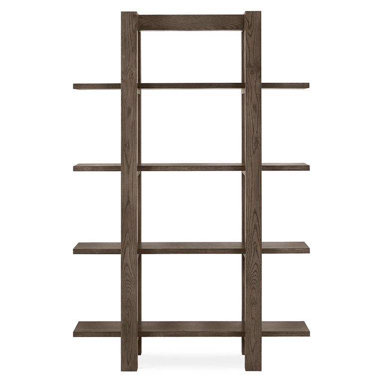 Turin Dark Oak Open Shelf Unit