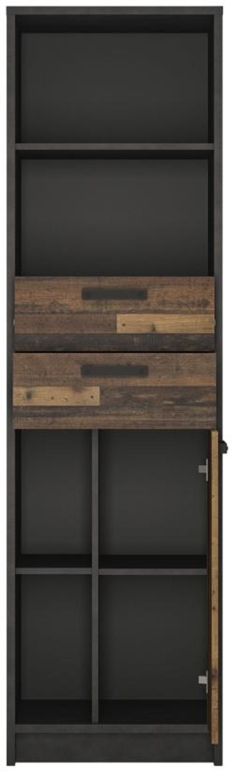 Brooklyn Rustic Narrow Bookcase