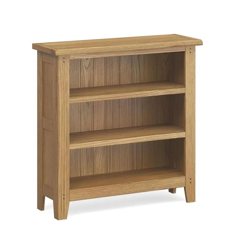 Burford Low Bookcase - Oak