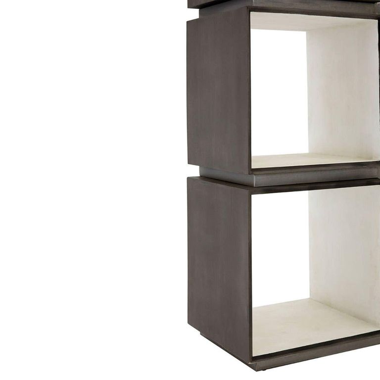 Compo Shelving Unit - Open - Silver Metal