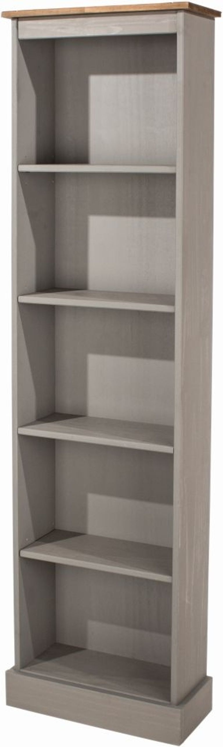 Corona Grey Mexican Pine Tall Narrow Bookcases
