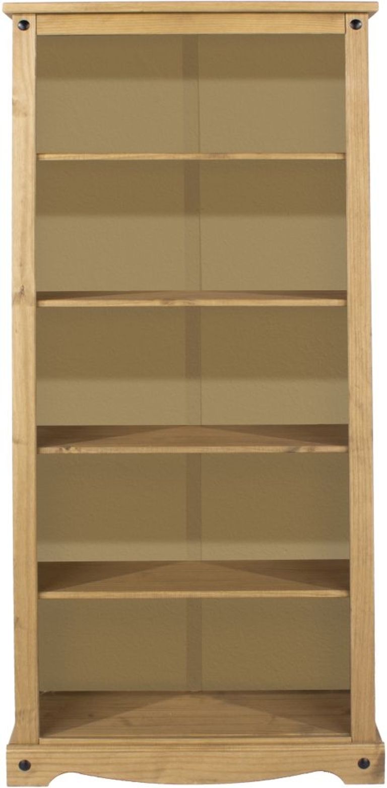 Corona Pine Mexican Tall Bookcase