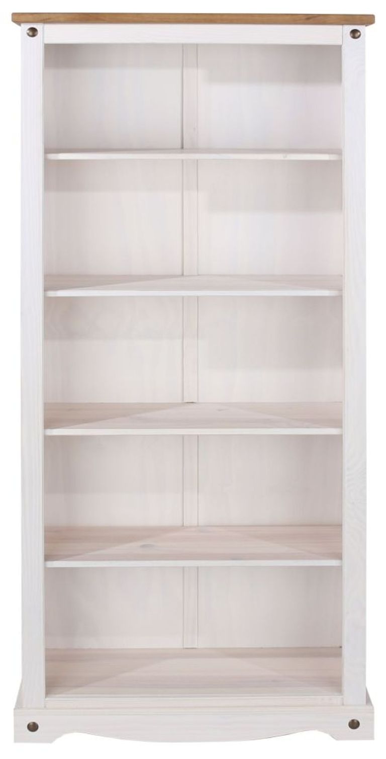 Corona White Mexican Pine Mexican Pine Tall Bookcase