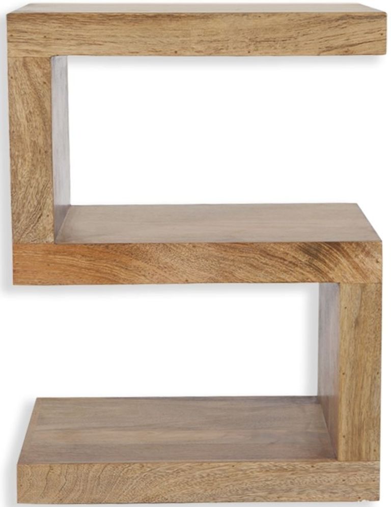 Cuban Natural Mango Wood S Shelving Unit