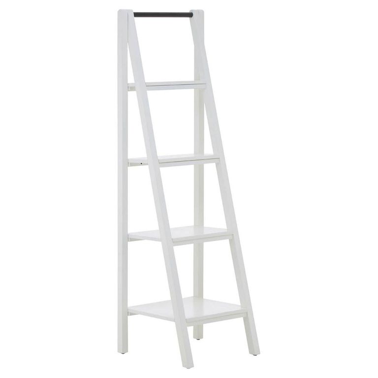 Dayak Shelving Unit - Open Ladder - White Wood