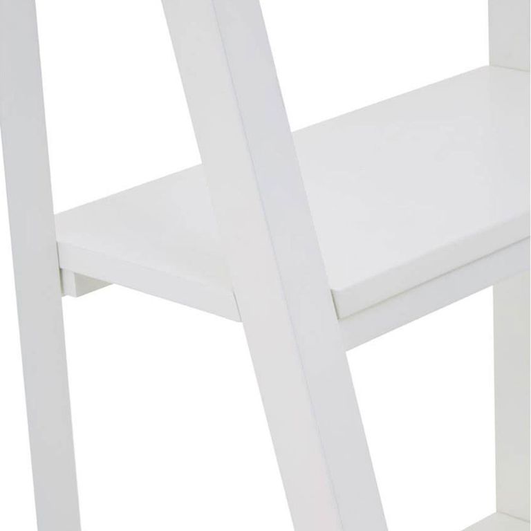 Dayak Shelving Unit - Open Ladder - White Wood