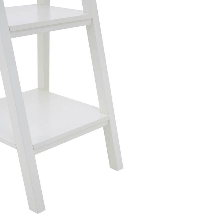 Dayak Shelving Unit - Open Ladder - White Wood