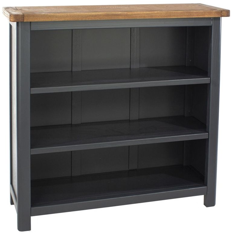 Dunkeld Blue Low Bookcase
