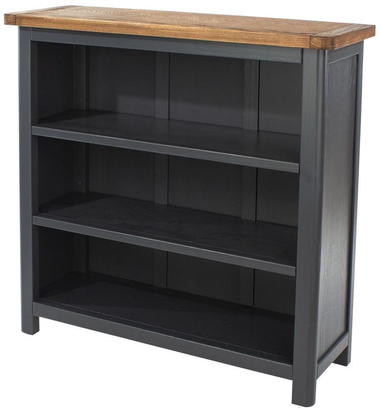 Dunkeld Blue Low Bookcase
