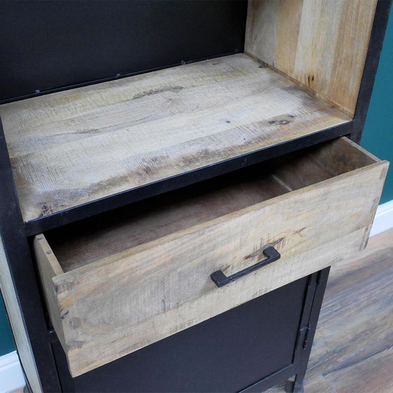 Bookcase - Mango Wood - Narrow