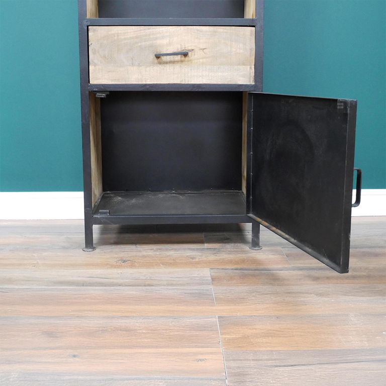 Bookcase - Mango Wood - Narrow