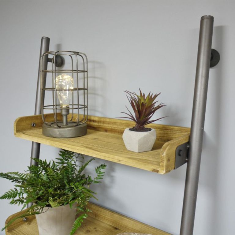 Shelving Unit - Wooden - 1 Drawer - Ladder