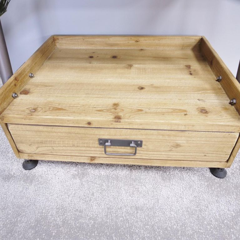 Shelving Unit - Wooden - 1 Drawer - Ladder