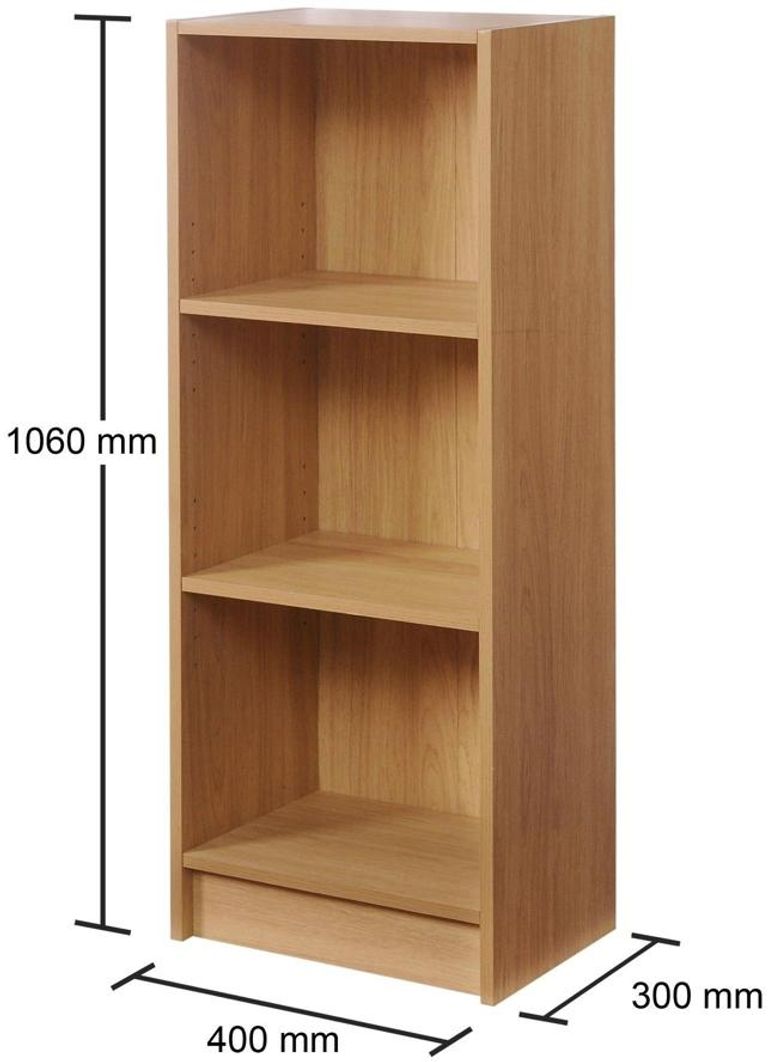 Edwards Medium Narrow Bookcase - Variant Available